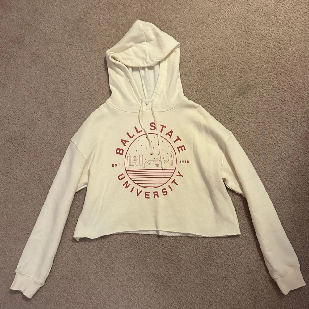 Ball State University Cream Hoodie